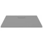 Plato de ducha SMC gris 90x80 cm