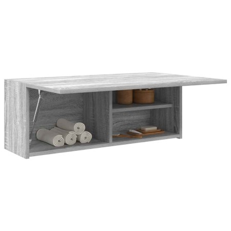 Armario de pared baño madera ingeniería gris Sonoma 80x25x30 cm von , Badezimmerwaschtische - Ref: Foro24-860081, Preis: 55,9...