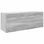 Armario de pared baño madera ingeniería gris Sonoma 80x25x30 cm by , bathroom vanities - Ref: Foro24-860081, Price: 54,44 €, ...