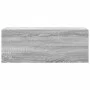 Armario de pared baño madera ingeniería gris Sonoma 80x25x30 cm by , bathroom vanities - Ref: Foro24-860081, Price: 54,44 €, ...
