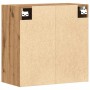 Armario de pared madera de ingeniería roble artisan 60x31x60 cm by , Lockers and storage cabinets - Ref: Foro24-857301, Price...