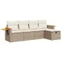 Juego de sofás jardín con cojines 5 pzas ratán sintético beige von , Gartensets - Ref: Foro24-3325957, Preis: 381,85 €, Rabat...