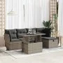 Set de muebles de jardín 6 pzas y cojines ratán sintético gris von , Gartensets - Ref: Foro24-3327770, Preis: 386,33 €, Rabat...