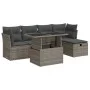 Set de muebles de jardín 6 pzas y cojines ratán sintético gris von , Gartensets - Ref: Foro24-3327770, Preis: 386,33 €, Rabat...