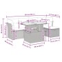 Set de sofás de jardín 6 pzas y cojines ratán sintético gris by , Garden sets - Ref: Foro24-3327772, Price: 423,29 €, Discoun...