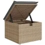 Set sofás de jardín 7 piezas y cojines ratán sintético beige von , Gartensets - Ref: Foro24-3327779, Preis: 482,22 €, Rabatt: %