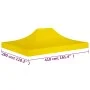 Festzeltdach gelb 4x3 m 270 g/m² von vidaXL, Abdeckungen für Zelte und Pavillons - Ref: Foro24-315361, Preis: 28,39 €, Rabatt: %