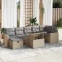 Set de sofás de jardín y cojines 8 piezas ratán sintético beige von , Gartensets - Ref: Foro24-3327829, Preis: 572,17 €, Raba...