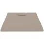 SMC brown shower tray 100x70 cm by vidaXL, Shower trays - Ref: Foro24-148926, Price: 167,09 €, Discount: %