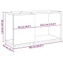 Mueble de TV madera de ingeniería envejecida 60x24x32 cm by , TV Furniture - Ref: Foro24-856726, Price: 27,03 €, Discount: %