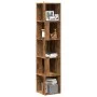 Mueble de esquina madera de ingeniería envejecida 33x33x165 cm by , Lockers and storage cabinets - Ref: Foro24-856724, Price:...