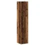 Mueble de esquina madera de ingeniería envejecida 33x33x165 cm by , Lockers and storage cabinets - Ref: Foro24-856724, Price:...