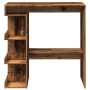 Mesa de bar con estante madera envejecida 100x48x101,5 cm von , Küchen- und Esstische - Ref: Foro24-856758, Preis: 92,09 €, R...