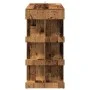 Mesa de bar con estante madera envejecida 100x48x101,5 cm by , Kitchen and dining tables - Ref: Foro24-856758, Price: 89,02 €...