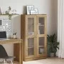 Aparador alto madera ingeniería roble artisan 82,5x30,5x150 cm de , Librerías y estanterías - Ref: Foro24-3318719, Precio: 12...