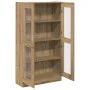 Aparador alto madera ingeniería roble artisan 82,5x30,5x150 cm de , Librerías y estanterías - Ref: Foro24-3318719, Precio: 12...
