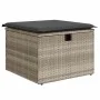 Set de sofás de jardín 7 pzas con cojines ratán PE gris claro by , Garden sets - Ref: Foro24-3327862, Price: 532,21 €, Discou...