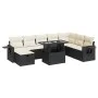 Set de sofás de jardín con cojines 9 pzas ratán sintético negro by , Garden sets - Ref: Foro24-3327876, Price: 576,65 €, Disc...
