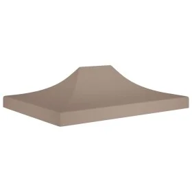 Zeltdach für Feiern taupegrau 4x3 m 270 g/m² von vidaXL, Abdeckungen für Zelte und Pavillons - Ref: Foro24-315356, Preis: 31,...