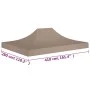 Tent roof for celebrations taupe gray 4x3 m 270 g/m² by vidaXL, Covers for tents and gazebos - Ref: Foro24-315356, Price: 31,...