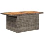 Set sofás jardín y cojines 5 pzas ratán sintético acacia gris by , Garden sets - Ref: Foro24-3327707, Price: 391,25 €, Discou...