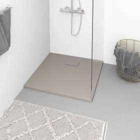 Brown SMC shower tray 80x80 cm by vidaXL, Shower trays - Ref: Foro24-148922, Price: 186,95 €, Discount: %