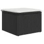 Set sofás jardín y cojines 9 pzas ratán sintético acacia negro von , Gartensets - Ref: Foro24-3327745, Preis: 565,99 €, Rabat...