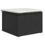 Set sofás jardín y cojines 9 pzas ratán sintético acacia negro by , Garden sets - Ref: Foro24-3327745, Price: 564,51 €, Disco...