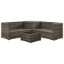 4-piece garden furniture set and gray synthetic rattan cushions by vidaXL, Garden sets - Ref: Foro24-313130, Price: 571,86 €,...