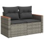 Juego de sofás jardín con cojines 5 pzas ratán sintético gris von , Gartensets - Ref: Foro24-3328124, Preis: 529,65 €, Rabatt: %