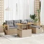 Juego de sofás jardín con cojines 6 pzas ratán sintético beige by , Garden sets - Ref: Foro24-3328130, Price: 416,29 €, Disco...