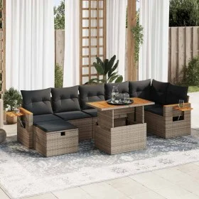 Juego de sofás jardín con cojines 5 pzas ratán sintético gris by , Garden sets - Ref: Foro24-3328145, Price: 530,55 €, Discou...