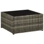 4-teiliges Gartenmöbel-Set und graue synthetische Rattankissen von vidaXL, Gartensets - Ref: Foro24-313130, Preis: 565,07 €, ...