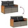 Juego de sofás jardín con cojines 5 pzas ratán sintético gris von , Gartensets - Ref: Foro24-3328166, Preis: 534,65 €, Rabatt: %