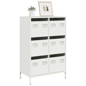 Aparador acero blanco 68x39x101,5 cm von , Sideboards - Ref: Foro24-851225, Preis: 128,88 €, Rabatt: %