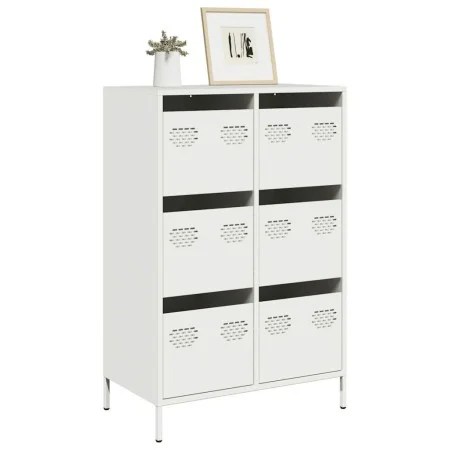 Aparador acero blanco 68x39x101,5 cm von , Sideboards - Ref: Foro24-851225, Preis: 127,70 €, Rabatt: %