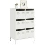 Aparador acero blanco 68x39x101,5 cm de , Aparadores - Ref: Foro24-851225, Precio: 128,82 €, Descuento: %
