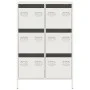 Aparador acero blanco 68x39x101,5 cm von , Sideboards - Ref: Foro24-851225, Preis: 127,70 €, Rabatt: %