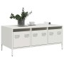 Mesa de centro acero laminado en frío blanco 101,5x50x43,5 cm by , Coffee table - Ref: Foro24-851273, Price: 111,57 €, Discou...
