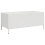 Mesa de centro acero laminado en frío blanco 101,5x50x43,5 cm von , Couchtisch - Ref: Foro24-851273, Preis: 110,55 €, Rabatt: %