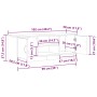 Mueble de TV madera ingeniería madera envejecida 102x30x37,5 cm by , TV Furniture - Ref: Foro24-855816, Price: 57,89 €, Disco...