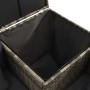 4-piece garden furniture set and gray synthetic rattan cushions by vidaXL, Garden sets - Ref: Foro24-313130, Price: 571,86 €,...