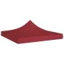 Techo de carpa para celebraciones burdeos 3x3 m 270 g/m² de vidaXL, Cubiertas para carpas y cenadores - Ref: Foro24-315322, P...