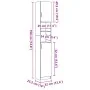 Armario de baño madera de ingeniería madera vieja 32x25,5x190cm by , Bathroom furniture - Ref: Foro24-856048, Price: 84,42 €,...