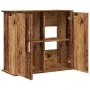 Soporte para acuario madera ingeniería envejecida 81x36x73 cm de , Soportes para acuarios - Ref: Foro24-857284, Precio: 110,0...