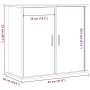 Soporte para acuario madera ingeniería envejecida 81x36x73 cm de , Soportes para acuarios - Ref: Foro24-857284, Precio: 110,0...