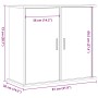 Soporte para acuario madera ingeniería envejecida 81x36x73 cm by , Aquarium supports - Ref: Foro24-857284, Price: 111,15 €, D...
