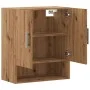 Armario de pared madera de ingeniería roble artesano 60x31x70cm de , Taquillas y armarios de almacenamiento - Ref: Foro24-857...