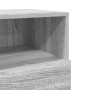 Mesilla de noche con 2 cajones gris sonoma 36x36x68 cm de , Mesitas de noche - Ref: Foro24-858588, Precio: 63,27 €, Descuento: %