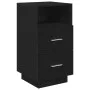 Mesillas de noche 2 uds con 2 cajones negro 36x36x68 cm von , Nachttische - Ref: Foro24-858581, Preis: 103,10 €, Rabatt: %